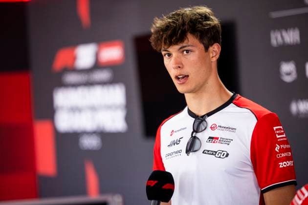 F1 - HUNGARIAN GRAND PRIX 2025 BEARMAN Ollie Oliver (gbr), Haas F1 Team VF-25, portrait during the 2025 Formula 1 Lenovo Hungarian Grand Prix, 14th round of the 2025 FIA Formula One World Championship, WM, Weltmeisterschaft from August 1 to 3, 2025 on the Hungaroring, in Mogyorod, Hungary - MogyorodHungary  Copyright: xJulienxDelfossex