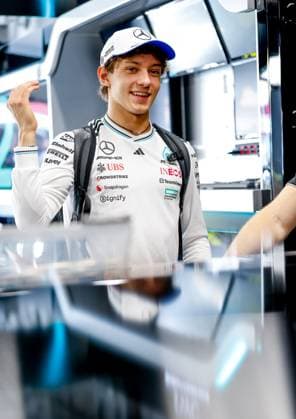 12 Andrea Kimi Antonelli ITA, Mercedes AMG Petronas F1 Team , F1 Grand Prix of Hungary at Hungaroring on July 31, 2025 in Budapest, Hungary Photo by HOCH ZWEI Budapest Hungary