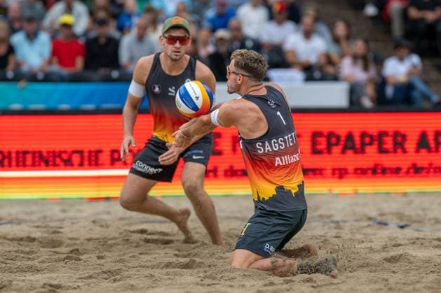 European Championship Beach Volleyball Düsseldorf, 31 07 2025 Jonas Sagstetter GER European Championship Beach Volleyball Düsseldorf on 31 07 2025 Copyright: xBEAUTIFULxSPORTS PeterxWeberx