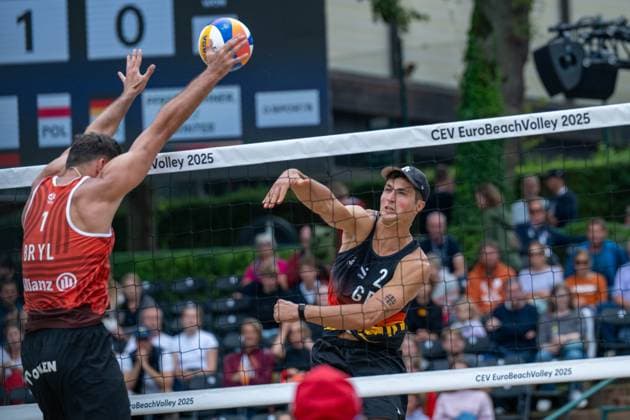 European Championship Beach Volleyball Düsseldorf, 31 07 2025 Sven Winter GER European Championship Beach Volleyball Düsseldorf on 31 07 2025 Copyright: xBEAUTIFULxSPORTS PeterxWeberx