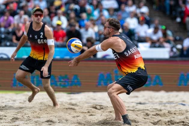 European Championship Beach Volleyball Düsseldorf, 31 07 2025 Jonas Sagstetter GER European Championship Beach Volleyball Düsseldorf on 31 07 2025 Copyright: xBEAUTIFULxSPORTS PeterxWeberx
