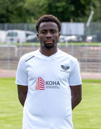 John Adekunle BFC Preussen Regionalliga Nordost, Porträttermin 2025 2026, 29 07 2025, Copyright: xSebastianxRäppold MatthiasxKochx