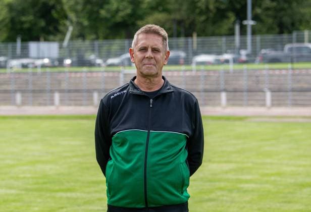 Coach Uwe Wünsch BFC Preussen Regionalliga Nordost, Porträttermin 2025 2026, 29 07 2025, Copyright: xSebastianxRäppold MatthiasxKochx