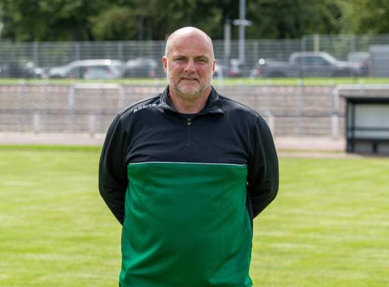 Coach Daniel Volbert BFC Preussen Regionalliga Nordost, Porträttermin 2025 2026, 29 07 2025, Copyright: xSebastianxRäppold MatthiasxKochx