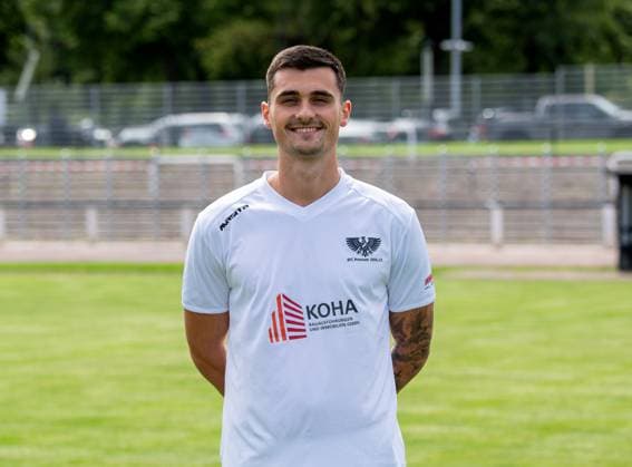Adrian Kireski BFC Preussen Regionalliga Nordost, portrait date 2025 2026, 29 07 2025, Copyright: xSebastianxRäppold MatthiasxKochx