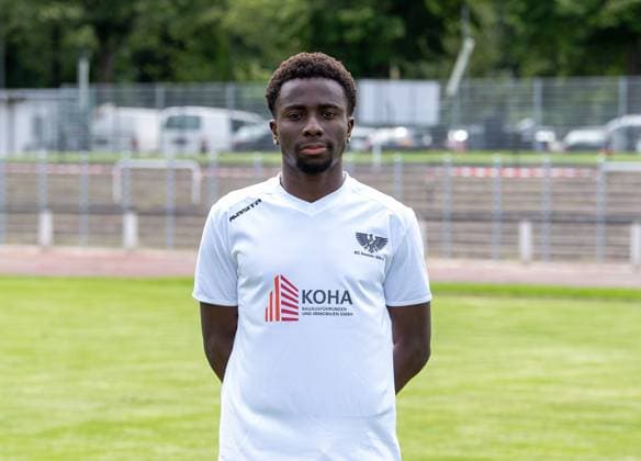 John Adekunle BFC Preussen Regionalliga Nordost, Porträttermin 2025 2026, 29 07 2025, Copyright: xSebastianxRäppold MatthiasxKochx