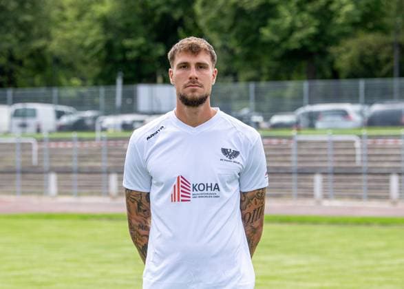 Lenny Stein BFC Preussen Regionalliga Nordost, portrait date 2025 2026, 29 07 2025, Copyright: xSebastianxRäppold MatthiasxKochx
