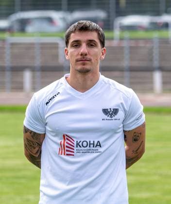 Ben Meyer BFC Preussen Regionalliga Nordost, portrait date 2025 2026, 29 07 2025, Copyright: xSebastianxRäppold MatthiasxKochx