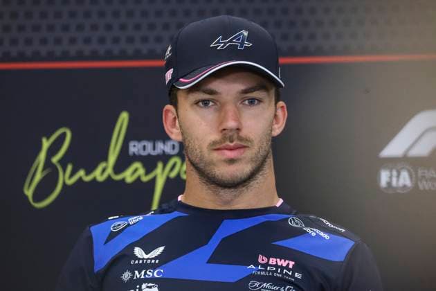 Pierre Gasly F1 Hungarian GP 2025 Pierre Gasly (FRA) - BWT Alpine F1 Team - A525 during Formula 1 Lenovo Hungarian Grand Prix 2025 press conference, PK, Pressekonferenz on July 31., 2025 in Hungaroring, Hungary Mogyorod Red Bull Ring Pest Varmegye Hungary