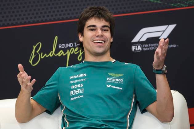 Lance Stroll F1 Hungarian GP 2025 Lance Stroll (CAN) - Aston Martin Aramco F1 Team - AMR25 during Formula 1 Lenovo Hungarian Grand Prix 2025 press conference, PK, Pressekonferenz on July 31., 2025 in Hungaroring, Hungary Mogyorod Red Bull Ring Pest Varmegye Hungary