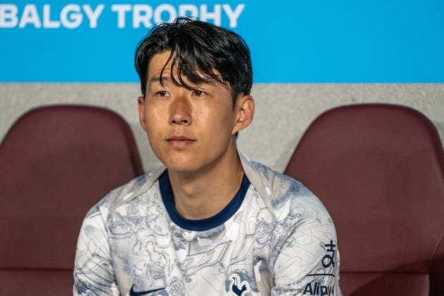 Hong Kong Football Fest - Arsenal VS Tottenham Hotspur Son Heung-min of Tottenham on the bench during a Club Friendlies match between Arsenal FC and Tottenham Hotspur FC at the Hong Kong Football Fest in Kai Tak Stadium on July 31, 2025 in Hong Kong. (Photo by Vernon Yuen Nexpher Images)