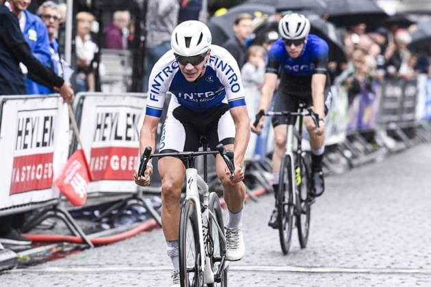 Bart Swings wins at the Natourcriterium Herentals cycling race, Thursday 31 July 2025 in Herentals. The contest is a part of the traditional criteriums , local races in which mainly cyclists who rode the Tour de France compete. TOM GOYVAERTS TomxGoyvaerts  x130365281x