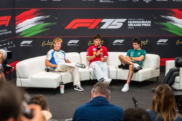 Formula 1 Lenovo Hungarian Grand Prix 2025 Loïs Gelbart Carrasco OVERTAKE MAXPPP - Mogyoród 31 07 2025 interview at the Formula 1 Lenovo Hungarian Grand Prix 2025, the 14th round of the 2025 FIA Formula 1 World Championship, WM, Weltmeisterschaft at the Hungaroring in Mogyoród, Hungary, from July 31 to August 3, 2025 Mogyoród Hungary  Copyright: xOVERTAKE MAXPPPxLoïsxGelbartxCarrascox OVT202507314241 OVT202507314241