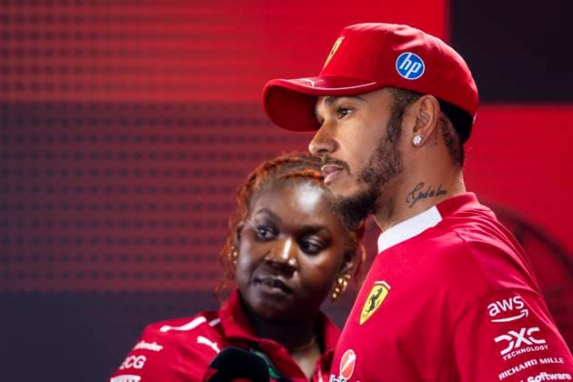 F1 - HUNGARIAN GRAND PRIX 2025 HAMILTON Lewis (gbr), Scuderia Ferrari SF-25, portrait during the 2025 Formula 1 Lenovo Hungarian Grand Prix, 14th round of the 2025 FIA Formula One World Championship, WM, Weltmeisterschaft from August 1 to 3, 2025 on the Hungaroring, in Mogyorod, Hungary - MogyorodHungary  Copyright: xJulienxDelfossex