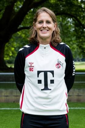 Google Pixel Womens Bundesliga, team photo and portrait appointment 31 07 2025 Britta Carlson Trainerin 1 FC Köln Google Pixel Womens Bundesliga, team photo and portrait appointment season 2025 26, Cologne, Platz 2 on 31 07 2025 Copyright: xBEAUTIFULxSPORTS Wunderlx