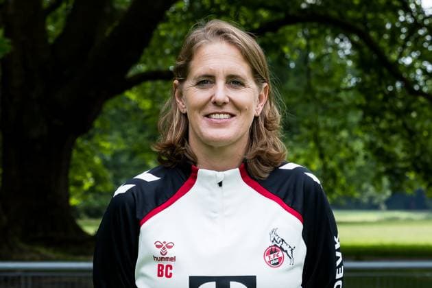 Google Pixel Womens Bundesliga, team photo and portrait appointment 31 07 2025 Britta Carlson Trainerin 1 FC Köln Google Pixel Womens Bundesliga, team photo and portrait appointment season 2025 26, Cologne, Platz 2 on 31 07 2025 Copyright: xBEAUTIFULxSPORTS Wunderlx