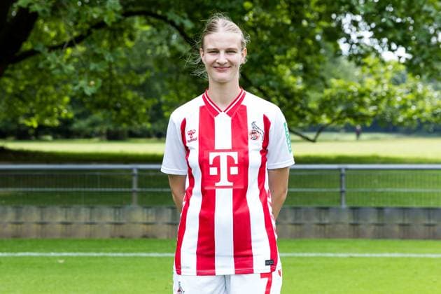 Google Pixel Women Bundesliga, team photo and portrait appointment 31 07 2025 Anna Lena Stolze 1 FC Köln, 7 Google Pixel Women Bundesliga, team photo and portrait appointment season 2025 26, Köln, Platz 2 am 31 07 2025 Copyright: xBEAUTIFULxSPORTS Wunderlx