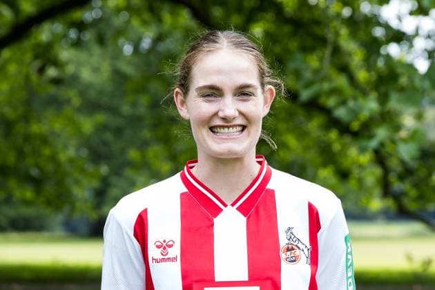 Google Pixel Women Bundesliga, team photo and portrait appointment 31 07 2025 Taylor Ziemer 1 FC Köln, 18 Google Pixel Women Bundesliga, team photo and portrait appointment season 2025 26, Köln, Platz 2 on 31 07 2025 Copyright: xBEAUTIFULxSPORTS Wunderlx