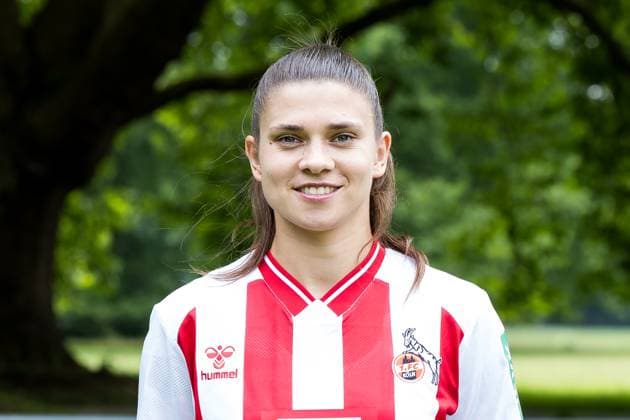 Google Pixel Women Bundesliga, team photo and portrait appointment 31 07 2025 Martyna Wiankowska 1 FC Köln, 26 Google Pixel Women Bundesliga, team photo and portrait appointment season 2025 26, Köln, Platz 2 on 31 07 2025 Copyright: xBEAUTIFULxSPORTS Wunderlx
