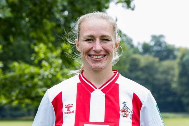 Google Pixel Women Bundesliga, team photo and portrait appointment 31 07 2025 Pauline Bremer 1 FC Köln, 11 Google Pixel Women Bundesliga, team photo and portrait appointment season 2025 26, Köln, Platz 2 am 31 07 2025 Copyright: xBEAUTIFULxSPORTS Wunderlx