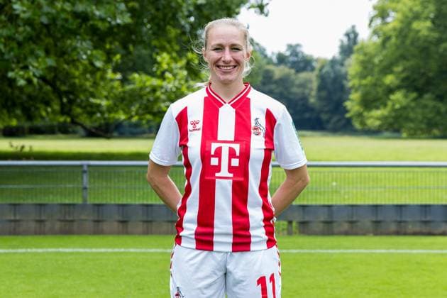 Google Pixel Women Bundesliga, team photo and portrait appointment 31 07 2025 Pauline Bremer 1 FC Köln, 11 Google Pixel Women Bundesliga, team photo and portrait appointment season 2025 26, Köln, Platz 2 am 31 07 2025 Copyright: xBEAUTIFULxSPORTS Wunderlx