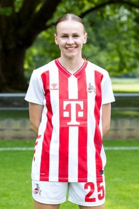 Google Pixel Women Bundesliga, team photo and portrait appointment 31 07 2025 Laura Donhauser 1 FC Köln, 25 Google Pixel Women Bundesliga, team photo and portrait appointment season 2025 26, Köln, Platz 2 on 31 07 2025 Copyright: xBEAUTIFULxSPORTS Wunderlx