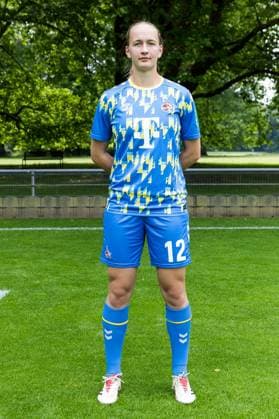 Google Pixel Women Bundesliga, team photo and portrait appointment 31 07 2025 Paula Hoppe 1 FC Köln, 12 Google Pixel Women Bundesliga, team photo and portrait appointment season 2025 26, Köln, Platz 2 am 31 07 2025 Copyright: xBEAUTIFULxSPORTS Wunderlx