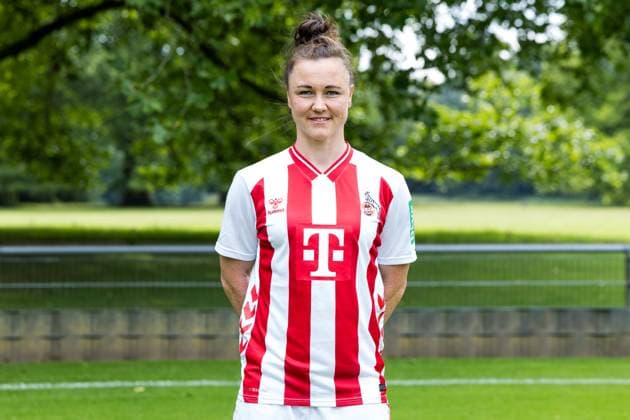 Google Pixel Women Bundesliga, team photo and portrait appointment 31 07 2025 Marina Hegering 1 FC Köln, 33 Google Pixel Women Bundesliga, team photo and portrait appointment season 2025 26, Köln, Platz 2 am 31 07 2025 Copyright: xBEAUTIFULxSPORTS Wunderlx