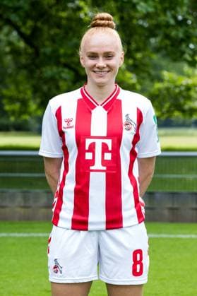 Google Pixel Women Bundesliga, team photo and portrait appointment 31 07 2025 Laura Vogt 1 FC Köln, 8 Google Pixel Women Bundesliga, team photo and portrait appointment season 2025 26, Köln, Platz 2 am 31 07 2025 Copyright: xBEAUTIFULxSPORTS Wunderlx