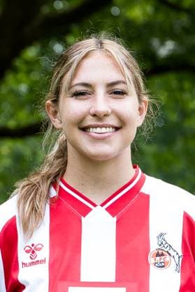 Google Pixel Women Bundesliga, team photo and portrait appointment 31 07 2025 Zoe Hasenauer 1 FC Köln, 16 Google Pixel Women Bundesliga, team photo and portrait appointment season 2025 26, Köln, Platz 2 am 31 07 2025 Copyright: xBEAUTIFULxSPORTS Wunderlx
