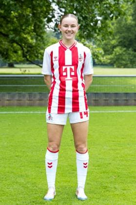 Google Pixel Women Bundesliga, team photo and portrait appointment 31 07 2025 Carlotta Imping 1 FC Köln, 14 Google Pixel Women Bundesliga, team photo and portrait appointment season 2025 26, Köln, Platz 2 am 31 07 2025 Copyright: xBEAUTIFULxSPORTS Wunderlx