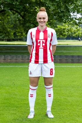 Google Pixel Women Bundesliga, team photo and portrait appointment 31 07 2025 Laura Vogt 1 FC Köln, 8 Google Pixel Women Bundesliga, team photo and portrait appointment season 2025 26, Köln, Platz 2 am 31 07 2025 Copyright: xBEAUTIFULxSPORTS Wunderlx