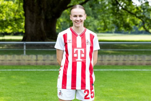 Google Pixel Women Bundesliga, team photo and portrait appointment 31 07 2025 Laura Donhauser 1 FC Köln, 25 Google Pixel Women Bundesliga, team photo and portrait appointment season 2025 26, Köln, Platz 2 on 31 07 2025 Copyright: xBEAUTIFULxSPORTS Wunderlx