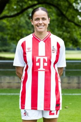 Google Pixel Women Bundesliga, team photo and portrait appointment 31 07 2025 Laura Feiersinger 1 FC Köln, 27 Google Pixel Women Bundesliga, team photo and portrait appointment season 2025 26, Köln, Platz 2 on 31 07 2025 Copyright: xBEAUTIFULxSPORTS Wunderlx