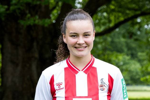 Google Pixel Women Bundesliga, team photo and portrait appointment 31 07 2025 Amelie Bohnen 1 FC Köln, 15 Google Pixel Women Bundesliga, team photo and portrait appointment season 2025 26, Köln, Platz 2 am 31 07 2025 Copyright: xBEAUTIFULxSPORTS Wunderlx