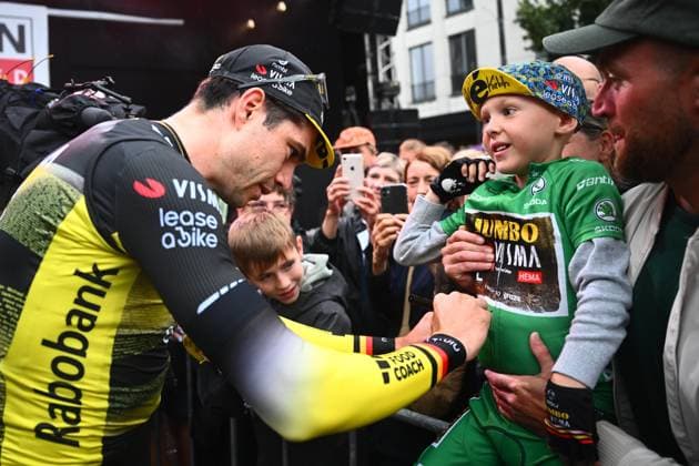 Cycling Criterium Herentals HERENTALS, BELGIUM - JULY 31 : Van Aert Wout (BEL) of Team Visma - Lease a Bike pictured during Herentals Fietst an after Tour Criterium in Herentals. On July 31, 2025 in Herentals, Belgium, 31 07 2025 Herentals Belgium  Copyright: xGvgx