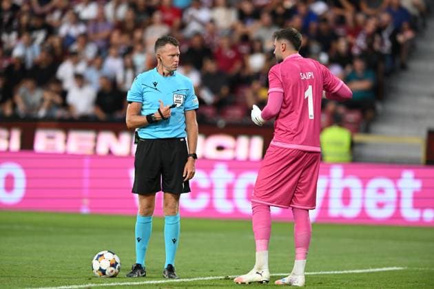 ROU, Cluj-Napoca: CFR 1907 Cluj goes against Lugano The match counting for the second qualifying round of UEFA Europa League was disputed on July 31 st 2025 on Dr Constantin Radulescu Stadium Copyright: xAncaxTepeix