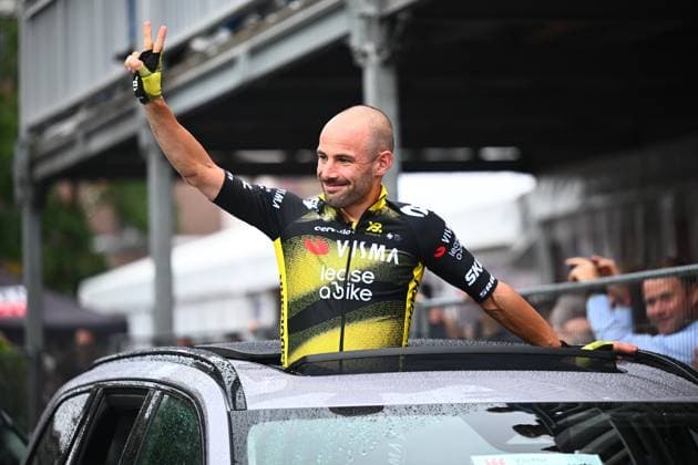 Cycling Criterium Herentals HERENTALS, BELGIUM - JULY 31 : Campenaerts Victor (BEL) of Team Visma - Lease a Bike during Herentals Fietst an after Tour Criterium in Herentals. On July 31, 2025 in Herentals, Belgium, 31 07 2025 Herentals Belgium  Copyright: xGvgx