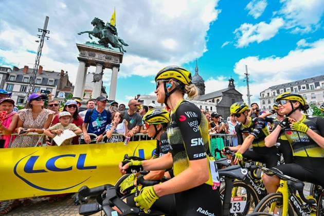 Cyclisme Tour France Feminin Etape Clermont Ambert, PHOTOPQR LA MONTAGNE Richard BRUNEL ; ; 31 07 2025 ; Cyclisme Tour France Feminin Etape Clermont Ambert, Pauline Ferrand Prevot, Jaude le 31 07 2025 Photo Richard Brunel Women s Tour de france, on july 31st 2025 France  Copyright: xPHOTOPQR LAxMONTAGNE MAXPPPxRichardxBRUNELx 20250731LMT4864 20250731LMT4864