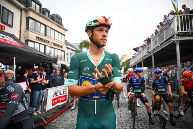 Cycling Criterium Herentals HERENTALS, BELGIUM - JULY 31 : Milan Jonathan (BEL) of Lidl - Trek before the start of the race during Herentals Fietst an after Tour Criterium in Herentals. On July 31, 2025 in Herentals, Belgium, 31 07 2025 Herentals Belgium  Copyright: xGvgx