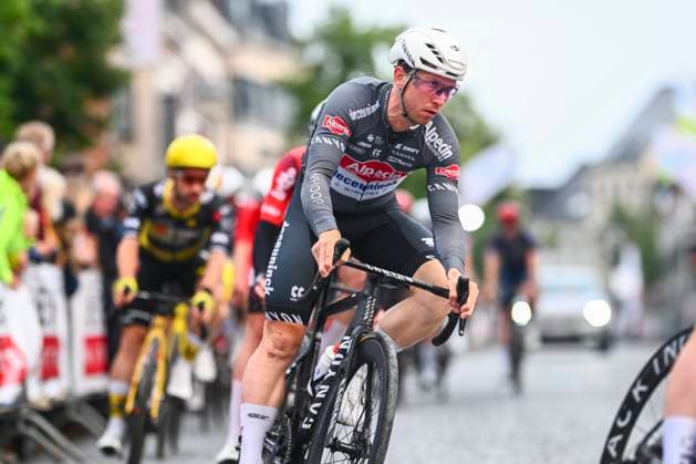 Cycling Criterium Herentals HERENTALS, BELGIUM - JULY 31 : Groves Kaden (AUS) of Alpecin-Deceuninck in action during Herentals Fietst an after Tour Criterium in Herentals. On July 31, 2025 in Herentals, Belgium, 31 07 2025 Herentals Belgium  Copyright: xGvgx