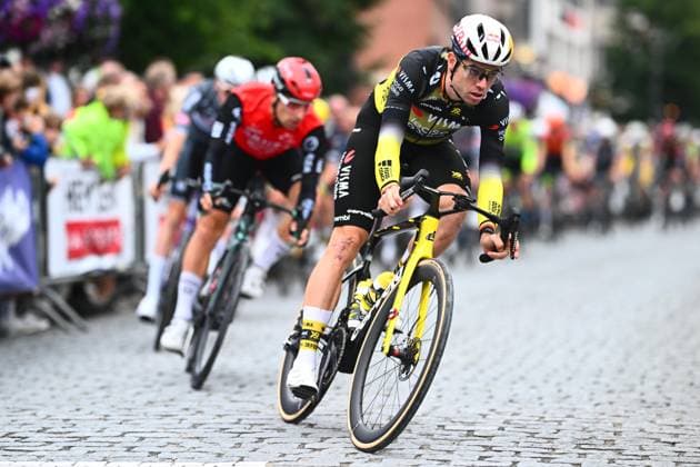 Cycling Criterium Herentals HERENTALS, BELGIUM - JULY 31 : Van Aert Wout (BEL) of Team Visma - Lease a Bike in action during Herentals Fietst an after Tour Criterium in Herentals. On July 31, 2025 in Herentals, Belgium, 31 07 2025 Herentals Belgium  Copyright: xGvgx