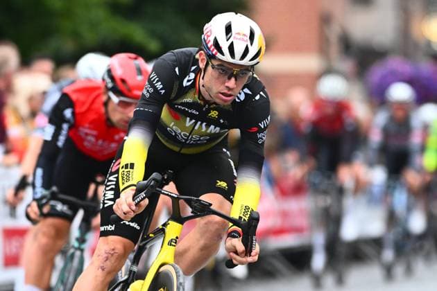 Cycling Criterium Herentals HERENTALS, BELGIUM - JULY 31 : Van Aert Wout (BEL) of Team Visma - Lease a Bike in action during Herentals Fietst an after Tour Criterium in Herentals. On July 31, 2025 in Herentals, Belgium, 31 07 2025 Herentals Belgium  Copyright: xGvgx