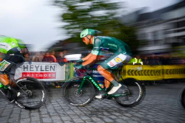 Cycling Criterium Herentals HERENTALS, BELGIUM - JULY 31 : Milan Jonathan (BEL) of Lidl - Trek in action during Herentals Fietst an after Tour Criterium in Herentals. On July 31, 2025 in Herentals, Belgium, 31 07 2025 Herentals Belgium  Copyright: xGvgx