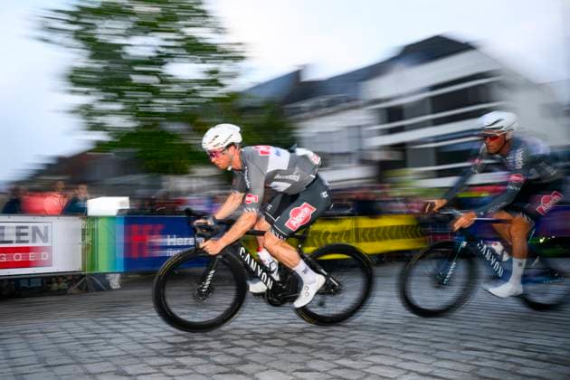Cycling Criterium Herentals HERENTALS, BELGIUM - JULY 31 : Groves Kaden (AUS) of Alpecin-Deceuninck in action during Herentals Fietst an after Tour Criterium in Herentals. On July 31, 2025 in Herentals, Belgium, 31 07 2025 Herentals Belgium  Copyright: xGvgx
