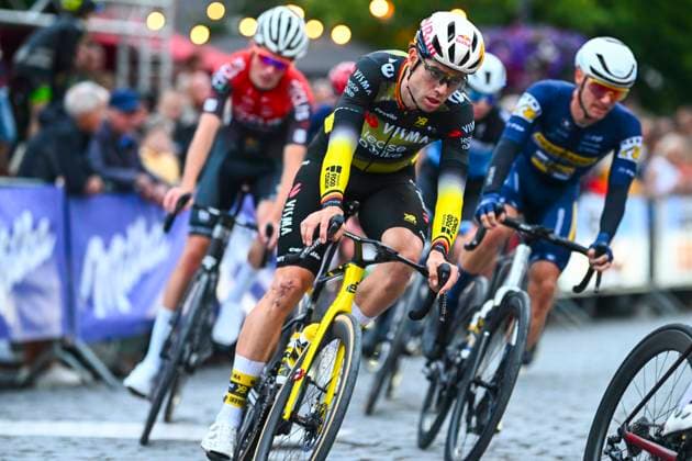 Cycling Criterium Herentals HERENTALS, BELGIUM - JULY 31 : Van Aert Wout (BEL) of Team Visma - Lease a Bike in action during Herentals Fietst an after Tour Criterium in Herentals. On July 31, 2025 in Herentals, Belgium, 31 07 2025 Herentals Belgium  Copyright: xGvgx