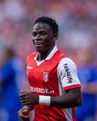 July 31, 2025, Braga, Braga, Portugal: ROGER FERNANDES from SC Braga seen on action during the UEFA Europe League 2025 26 qualification round 2 match between SC Braga and PFK Levski Sofia at Estadio Municipal de Braga on July 31, 2025 in Braga, Portugal. Braga Portugal - ZUMAl192 20250731_zsp_l192_003 Copyright: xMiguelxLemosx