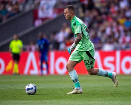 July 31, 2025, Braga, Braga, Portugal: SVETOSLAV VUTSOV from PEC Levski Sofia seen on action during the UEFA Europe League 2025 26 qualification round 2 match between SC Braga and PFK Levski Sofia at Estadio Municipal de Braga on July 31, 2025 in Braga, Portugal. Braga Portugal - ZUMAl192 20250731_zsp_l192_004 Copyright: xMiguelxLemosx