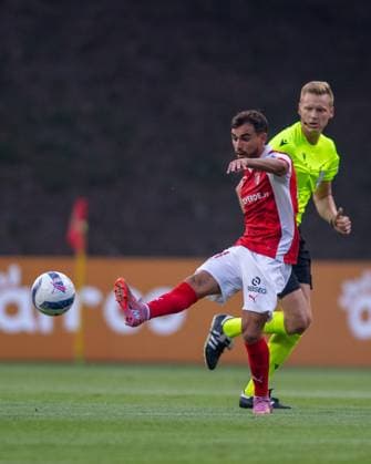 July 31, 2025, Braga, Braga, Portugal: RICARDO HORTA from SC Braga seen on action during the UEFA Europe League 2025 26 qualification round 2 match between SC Braga and PFK Levski Sofia at Estadio Municipal de Braga on July 31, 2025 in Braga, Portugal. Braga Portugal - ZUMAl192 20250731_zsp_l192_012 Copyright: xMiguelxLemosx