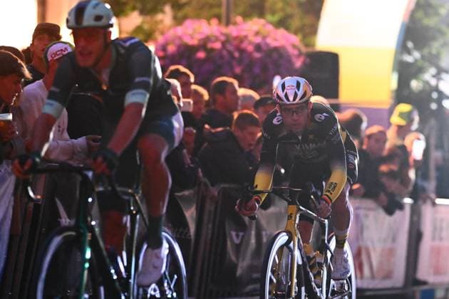 Cycling Criterium Herentals HERENTALS, BELGIUM - JULY 31 : Van Aert Wout (BEL) of Team Visma - Lease a Bike in action during Herentals Fietst an after Tour Criterium in Herentals. On July 31, 2025 in Herentals, Belgium, 31 07 2025 Herentals Belgium  Copyright: xGvgx